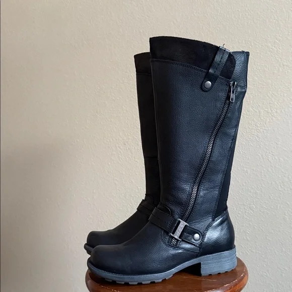 Earth Origins Portia Black Moto Boots - Picture 6 of 11